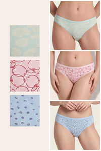 Zivame Low Rise Full Coverage Bikini Panty (Pack of 3) - Multicolor — thumbnail 2